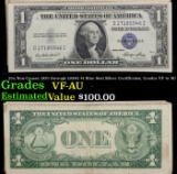 25x Non-Consec 1935 through 1935G $1 Blue Seal Silver Certificates, Grades VF to AU Grades vf++
