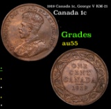 1919 Canada 1c, George V KM-21 Grades Choice AU