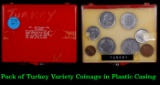Pack of Turkey Variety Coinage in Plastic Casing Grades ng
