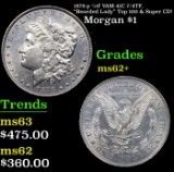 1878-p 7/8tf Morgan Dollar VAM-41C 7/4TF, 