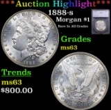 ***Auction Highlight*** 1888-s Morgan Dollar $1 Graded ms63 By SEGS (fc)