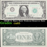 1963B $1 'Barr Note' Federal Reserve Note Grades Gem CU