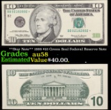 **Star Note** 1999 $10 Green Seal Federal Reserve Note Grades Choice AU/BU Slider