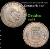 1960 Denmark 5 Kroner KM-853.1 Grades Select AU