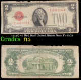 1928G $2 Red Seal United States Note Fr-1508 Grades f+