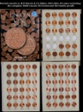Partial Lincoln 1c H.E Harris & Co folder, 1975-2013, 83 coins including the complete 2009 Lincoln B