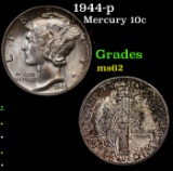 1944-p Mercury Dime 10c Grades Select Unc