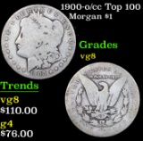 1900-o/cc Top 100 Morgan Dollar $1 Grades vg, very good