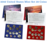 2010 United States Mint Set Original Government Packaging 28 coins inside!