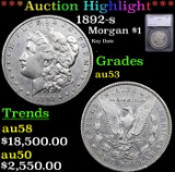 ***Auction Highlight*** 1892-s Morgan Dollar $1 Graded au53 By SEGS (fc)