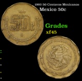 1993 50 Centavos Mexicanos Grades xf+