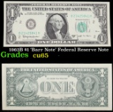 1963B $1 'Barr Note' Federal Reserve Note Grades Gem CU