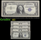 5x Non-consecutive 1957/1957A $1 Blue Seal Silver Certificates, All AU Grade Grades Choice AU