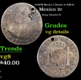 1794FM Mexico 2 Reales 2r KM-91 Grades vg details