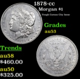 1878-cc Morgan Dollar $1 Grades Select AU