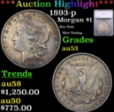 ***Auction Highlight*** 1893-p Morgan Dollar $1 Graded au53 By SEGS (fc)