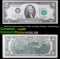 1976 $2 Federal Reserve Note 1st Day of Issue, with Stamp Grades Gem+ CU