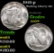 1945-p Walking Liberty Half Dollar 50c Grades Choice+ Unc