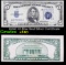 1934C $5 Blue Seal Silver Certificate Grades xf