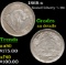 1868-s Seated Liberty Half Dime 1/2 10c Grades AU Details