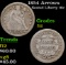 1854 Arrows Seated Liberty Dime 10c Grades f, fine