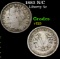 1883 N/C Liberty Nickel 5c Grades vf+