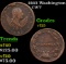 1863 Washington Civil War Token 1c Grades vf+