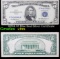 1953A $5 Blue Seal Silver Certificate Grades vf+