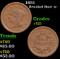 1851 Braided Hair Large Cent 1c Grades vf+