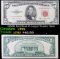 1953B Red Seal $5 Legal Tender Note Grades vf+