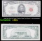 1963 Red Seal $5 Legal Tender Note Cool Serial #! A342040404A Grades vf+