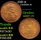 1911-p Lincoln Cent 1c Grades Choice+ Unc RB