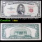 1953B Red Seal $5 Legal Tender Note Grades vf, very fine