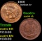 1909 Indian Cent 1c Grades Choice Unc RB