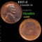 1927-d Lincoln Cent 1c Grades Choice AU/BU Slider.