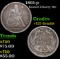 1891-p Seated Liberty Dime 10c Grades VF Details