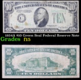 1934A $10 Green Seal Federal Reserve Note Grades f+