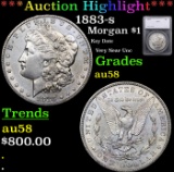 ***Auction Highlight*** 1883-s Morgan Dollar $1 Graded au58 By SEGS (fc)