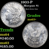 1903-P Morgan Dollar $1 Grades Select+ Unc