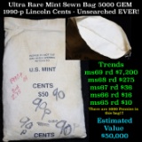 ***Auction Highlight*** Ultra Rare Sealed Original U.S Mint Sewn Bag 