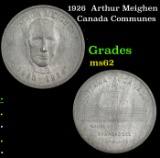 1926  Arthur Meighen Grades Select Unc