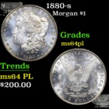 1880-s Morgan Dollar $1 Grades Choice Unc PL