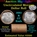 ***Auction Highlight*** 1885 & CC Uncirculated Morgan Dollar Shotgun Roll (fc)