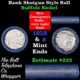 Buffalo Nickel Shotgun Roll in Old Bank Style 'Bell Telephone'  Wrapper 1918 &s Mint Ends