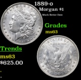 1889-o Morgan Dollar $1 Grades Select Unc