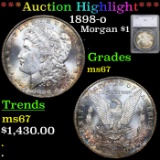 ***Auction Highlight*** 1898-o Morgan Dollar $1 Graded ms67 By SEGS (fc)