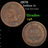 1879 Indian Cent 1c Grades vg, very good