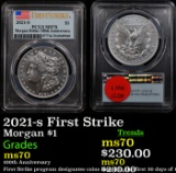 PCGS 2021-s Morgan Dollar First Strike $1 Graded ms70 By PCGS