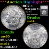 ***Auction Highlight*** 1902-s Morgan Dollar $1 Graded ms64+ By SEGS (fc)