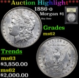 ***Auction Highlight*** 1886-o Morgan Dollar $1 Graded Select Unc By USCG (fc)